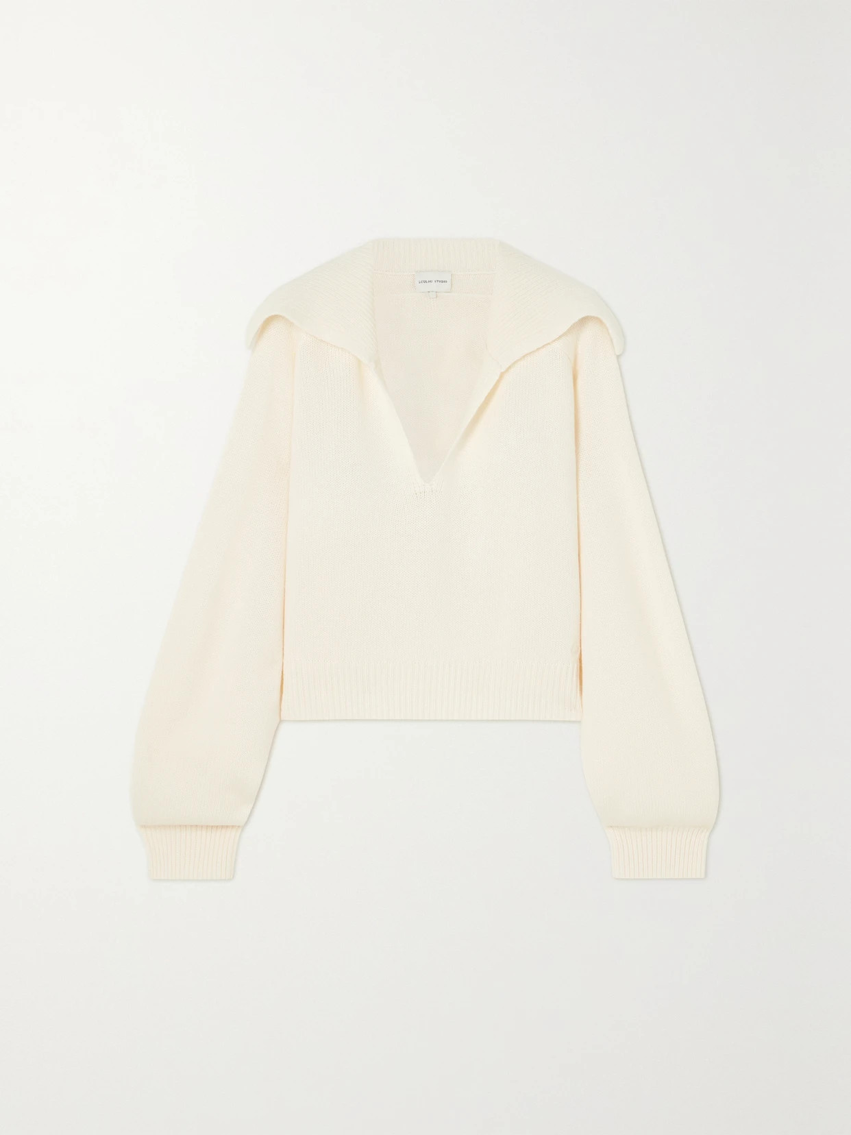 LOULOU STUDIO - + Net Sustain Aksi Wool And Cashmere-blend Sweater - Ivory | NET-A-PORTER (US)