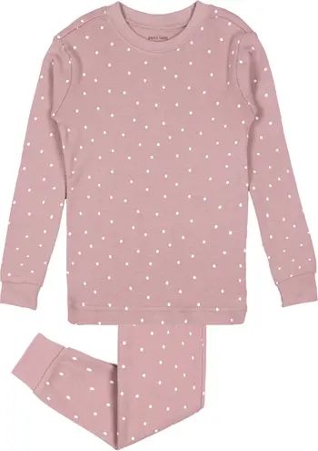 Polka Dot Fitted Two-Piece Pajamas | Nordstrom