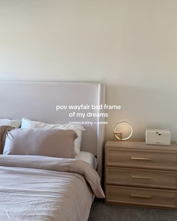@Wayfair bed frame comes in queen and king! SO many color options to choose from!

#wayfair #bed #bdeframe


#LTKHome #LTKSaleAlert
