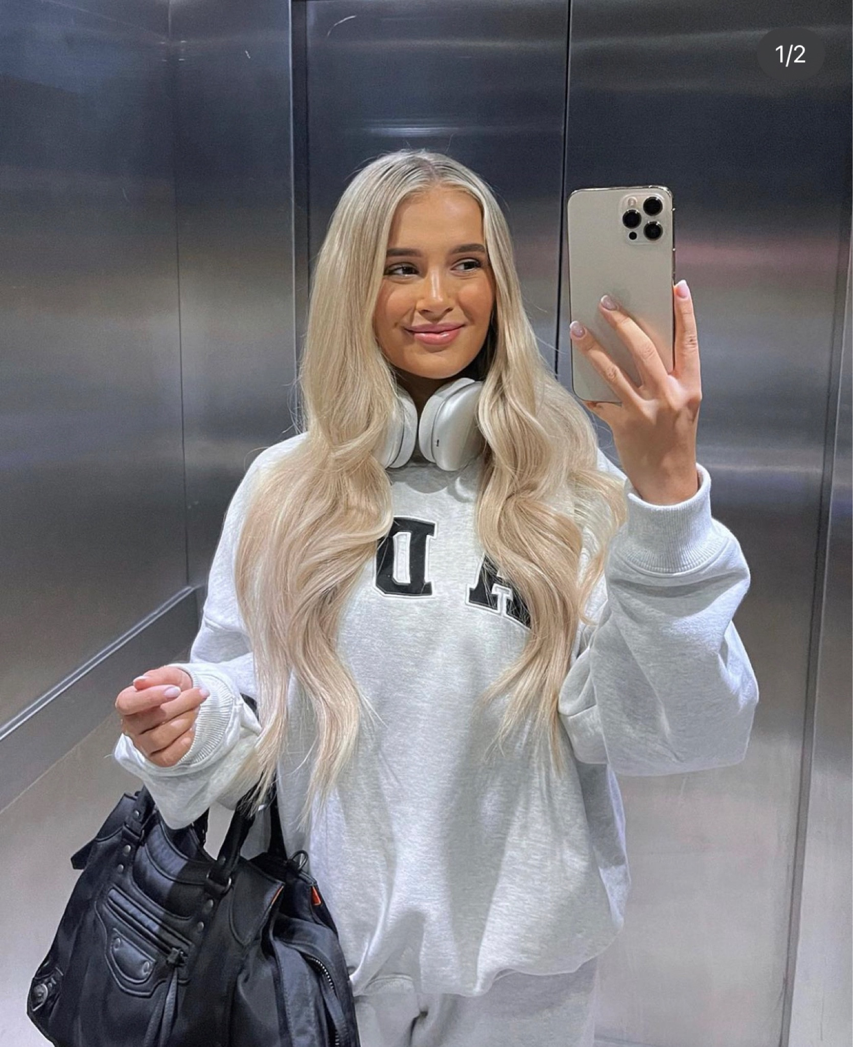 Molly Mae style - molly Mae outfit - ADA Oversized Hoodie - Light Grey Melange - Grey hoodie - Anine Bing dupe - Anine bing style hoodie - Anine Bing style jumper - molly Mae jumper - Adanola sweater - Adanola jumper - Adanola hoodie - logo sweater - logo jumper - oversized hoodie - grey hoodie - winter outfit - autumn outfit - autumn style - airport outfit  

#LTKtravel #LTKunder50 #LTKSeasonal
