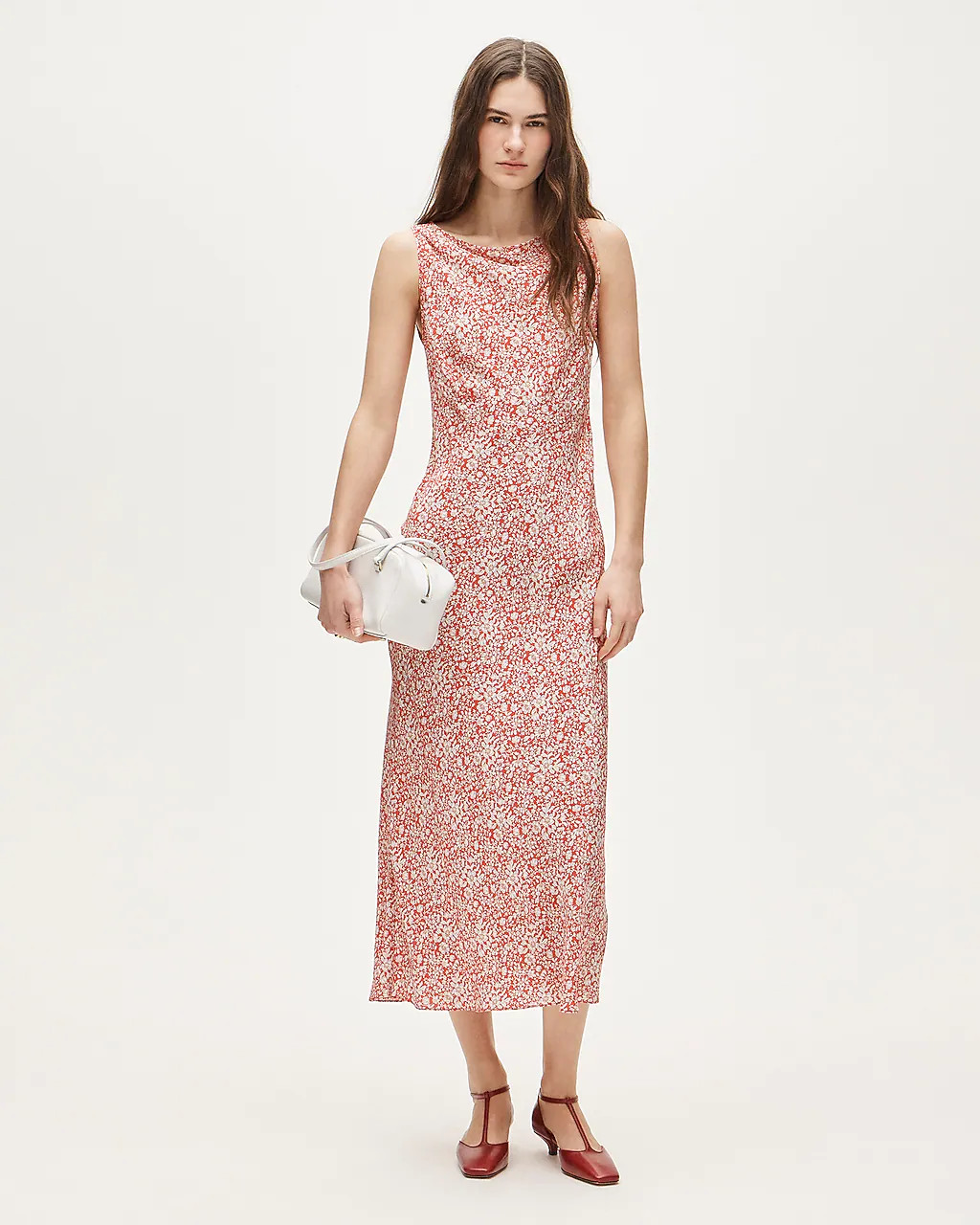 Bias-cut slip dress in Liberty® Lizzy floral fabric | J. Crew US