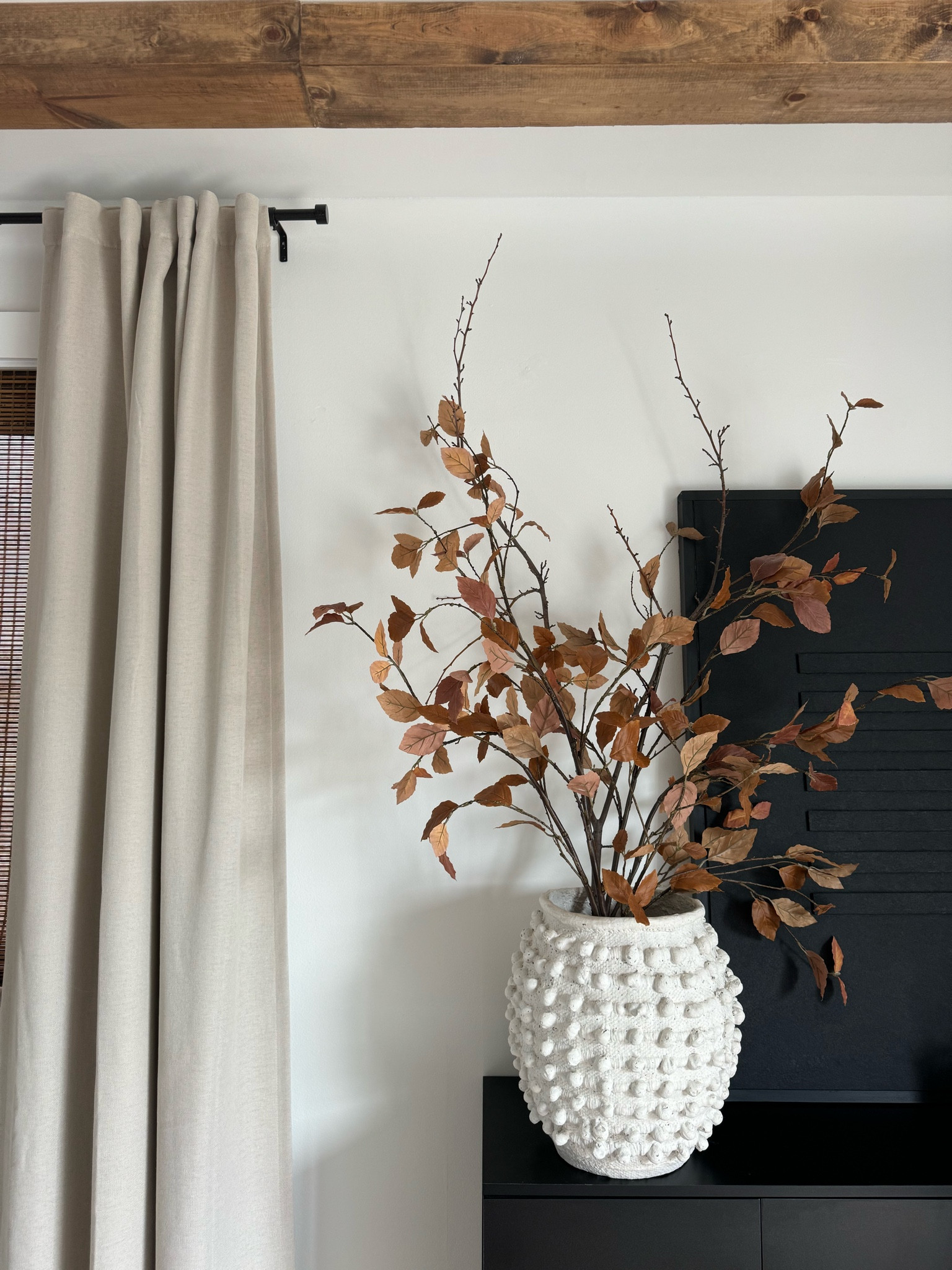 Favorite Minka pot paired with my favorite fall stems 
For reference pot is the large size and I have 2 stems mixed with a real branch 

#LTKHome #LTKSeasonal