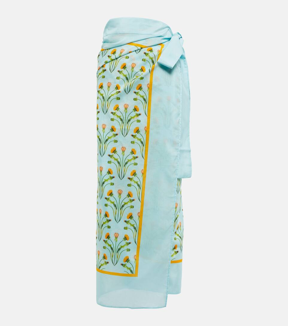 Lavanda cotton and silk beach cover-up | Mytheresa (US/CA)