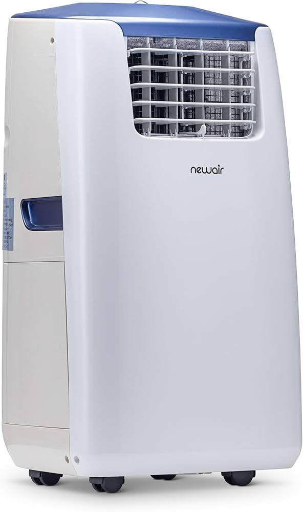 NewAir Portable Air Conditioner and Heater, 14,000 BTUs (8,500 BTU, DOE), Cools 525 sq. ft., Easy Setup Window Venting Kit and Remote Control, AC-14100H | Amazon (US)