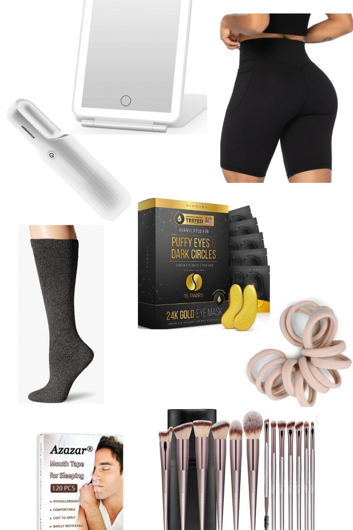 All of my prime day picks! 

Handheld portable vacuum, pimple patch, makeup brushes set, under eye patches, travel vanity mirror with light, mouth tape, compression socks for travel, 8” biker shorts, and nylon hair ties

#LTKtravel #LTKunder50 #LTKsalealert