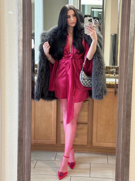 Get dressed with me for a Galentine's Day party. Pair a pink blazer with pink tights & heels and you're head-to-toe ready for Cupid 🏹💖

#LTKstyletip #LTKshoecrush #LTKparties