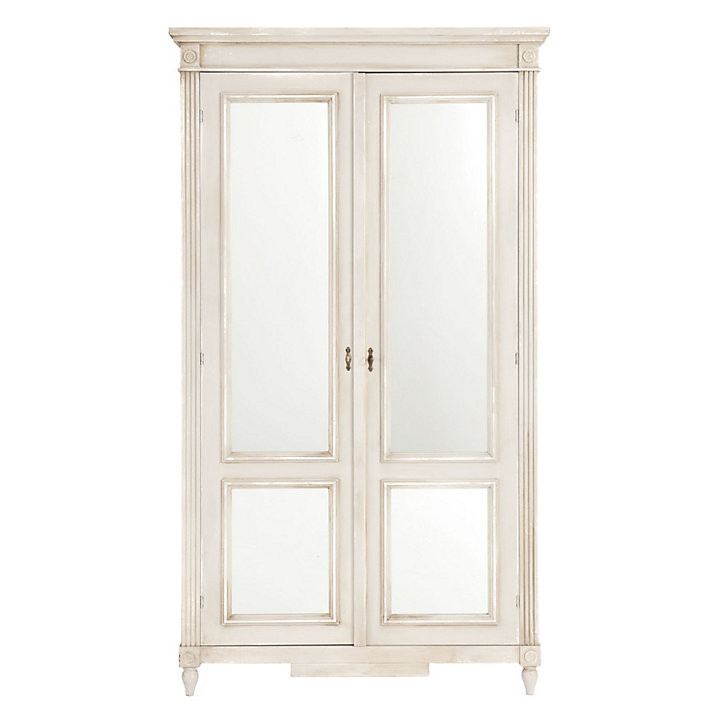 Casa Florentina Louis XVI Armoire with Mirrored Doors | Ballard Designs, Inc.