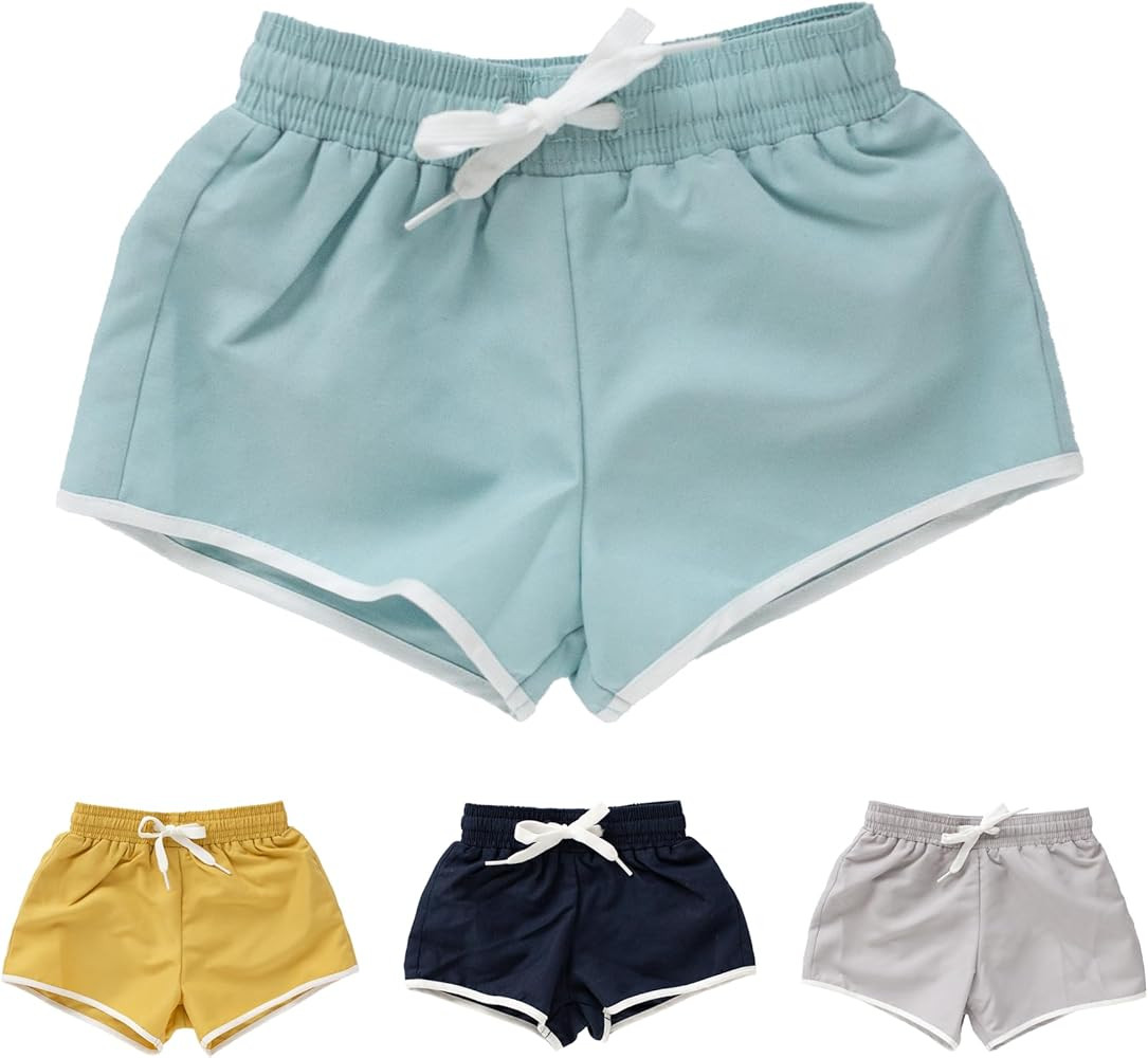 Toddler Swim Shorts, Kids Swimsuit with Stretchy Spandex Liner & Breathable Outer Microfiber Fabr... | Amazon (US)