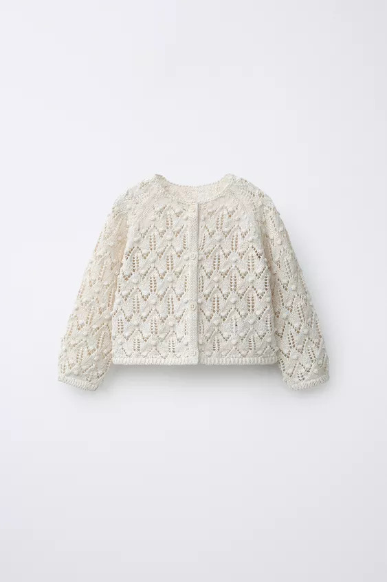 LINEN BLEND CARDIGAN | Zara US