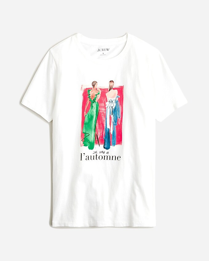 Classic-fit l'automne graphic T-shirt | J. Crew US