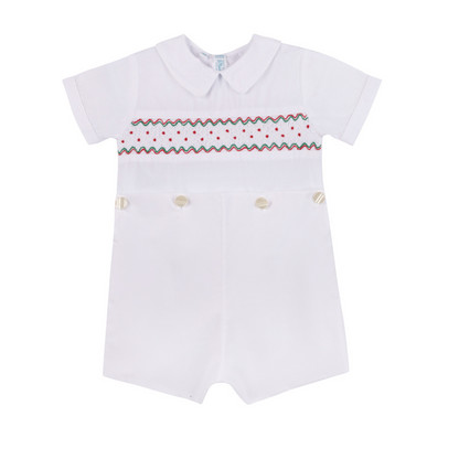 Boys Holiday Wave Smocked Bobby Suit | Feltman Brothers