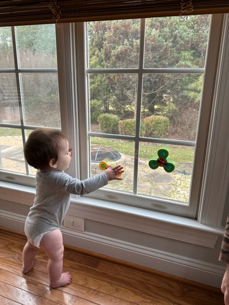 One of our favorite Amazon finds from Christmas!

We put these spinners on the windows near our kitchen table, so when the littles are done eating they can play while we finish. Win, win! 

These would be great for travel too, since they stick to any smooth surfaces. 




#LTKbaby #LTKfamily #LTKkids