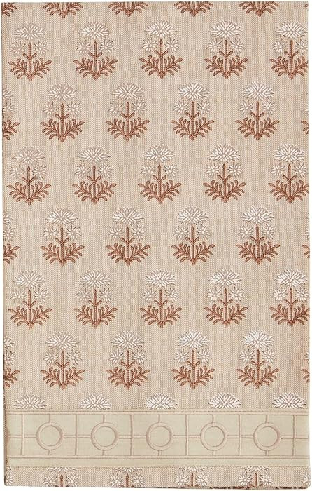 Mud Pie Stem Block Print Ribbon Towel; 26" x 16 1/2" | Amazon (US)