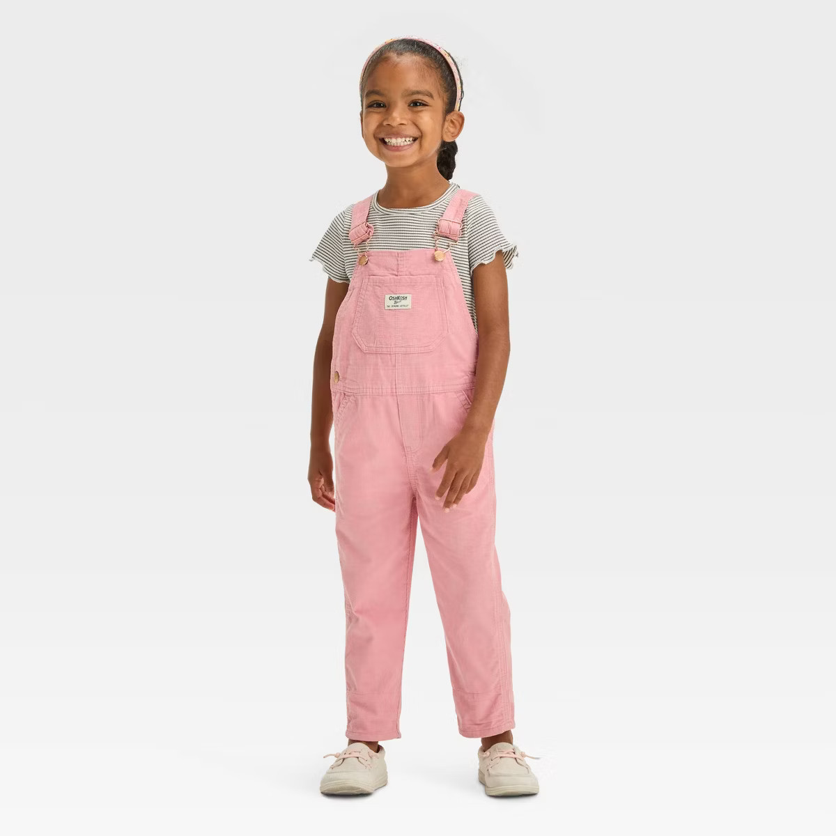 OshKosh B'gosh Toddler Girls' Corudory Overalls - Pink | Target