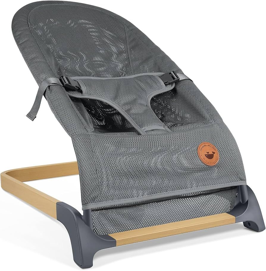 ANGELBLISS Baby Bouncer, Portable Bouncer Seat for Babies, Infants Bouncy Seat with Mesh Fabric, ... | Amazon (US)