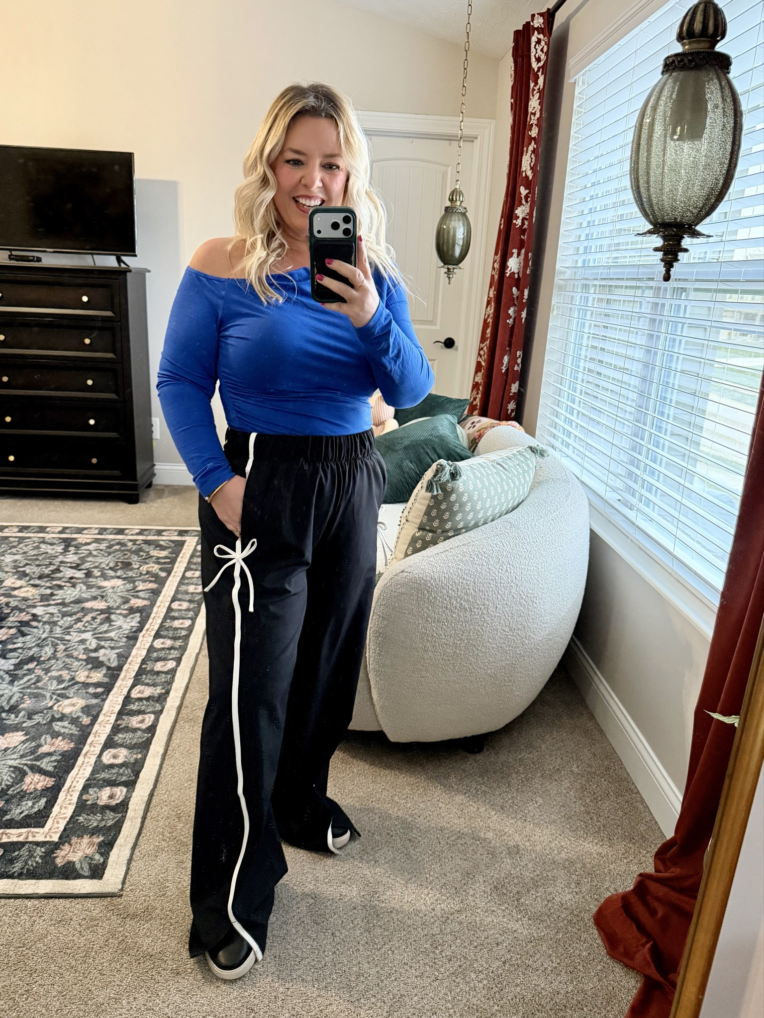 These little bow pants from Target look so Free People to me! I also have them in pink/red! Wearing my true lg in them and the Amazon top!

#LTKPetite #LTKMidsize #LTKFindsUnder50