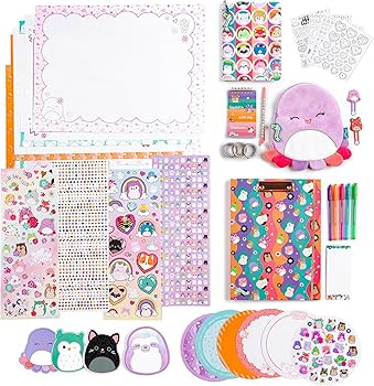 Fashion Angels Squishmallows All About Beula The Purple Octopus Stationery Set – Includes Beula... | Amazon (US)