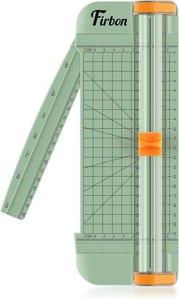 Firbon Morandi A5 Paper Cutter, Straight Small Paper Trimmer with Side Ruler for Scrapbooking Cra... | Amazon (US)
