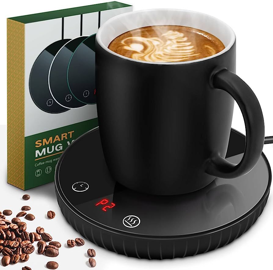 Coffee Mug Warmer, Candle Warmer with Auto Shut Off & 2-Temp Settings & 12-Hour Timer, Mug Warmer... | Amazon (US)