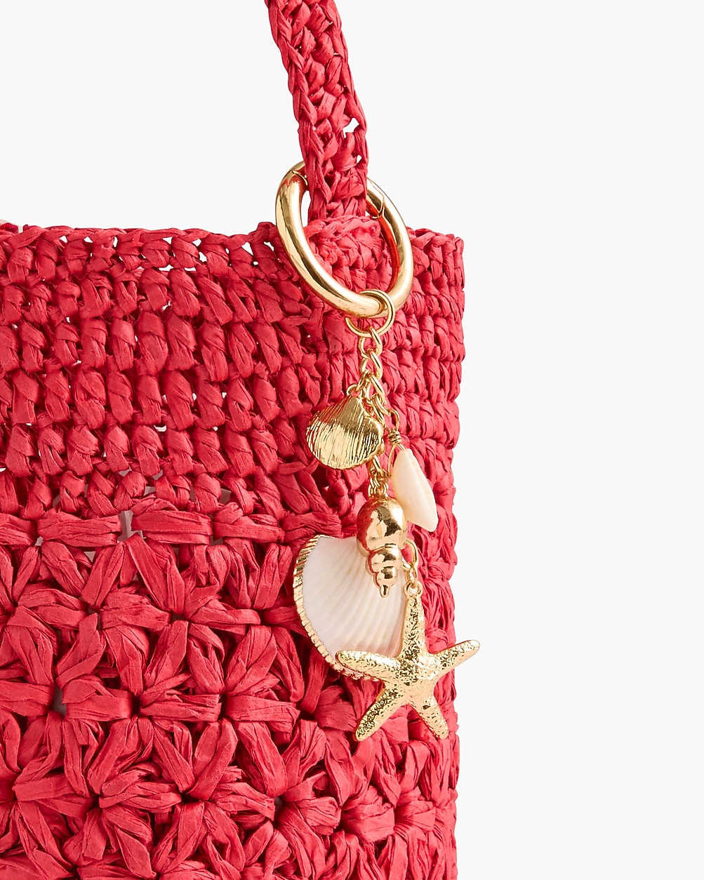 Gold-tone shell bag charm | J.Crew Factory