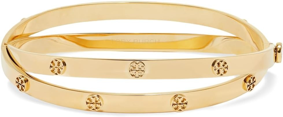 Tory Burch Women's Miller Stud Double Hinge Bracelet | Amazon (US)