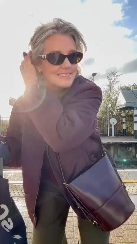 #ootd 
Jacket size Small
Trousers size large 
Jumper size 14


Outfit of the day, winter fashion, layering, high street outfit, OOTD, daytime outfit, suitcase, travel outfit  
M
 

#LTKstyletip #LTKuk #LTKwinter