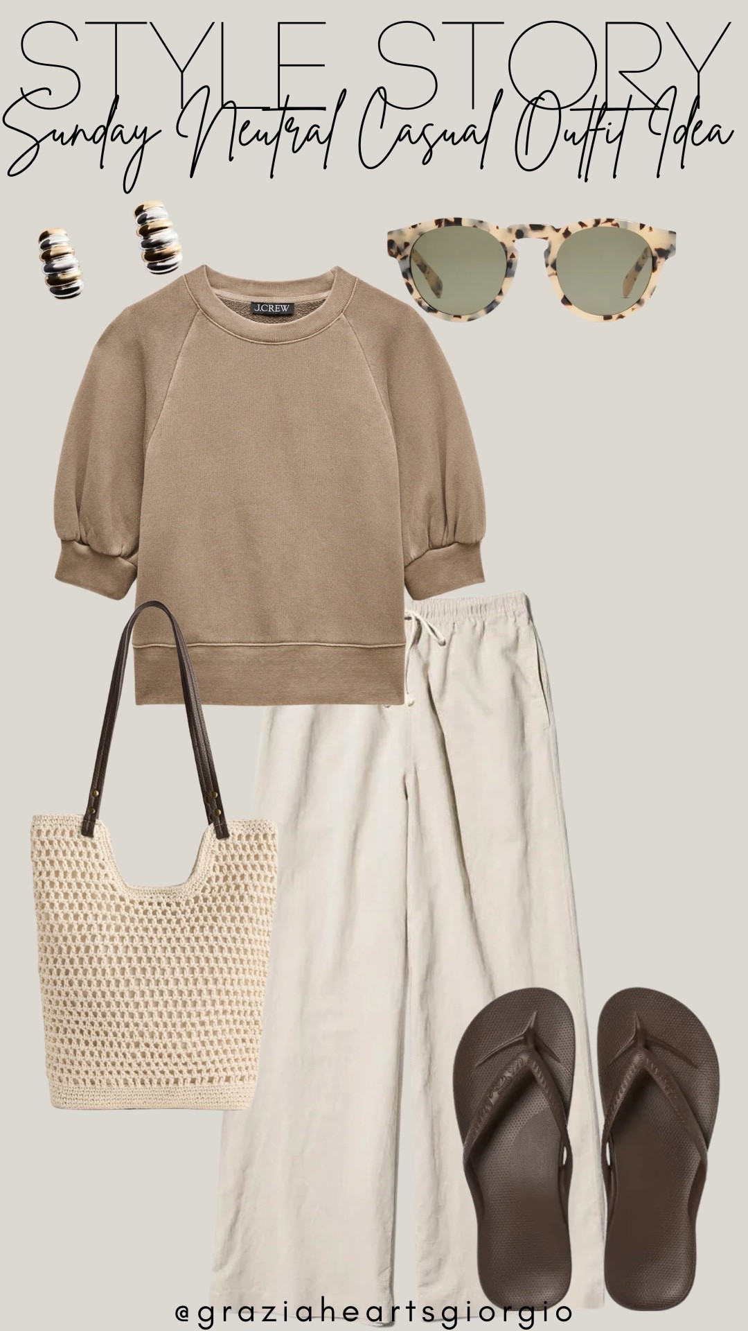 Sunday Neutral Casual Outfit Idea 
.
#sunday

#LTKgrwm #LTKootd