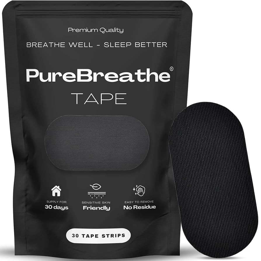 Premium Purebreathe Tape - 30 Count | Hypoallergenic, Comfortable & Skin-Friendly | Gentle Adhesi... | Amazon (US)