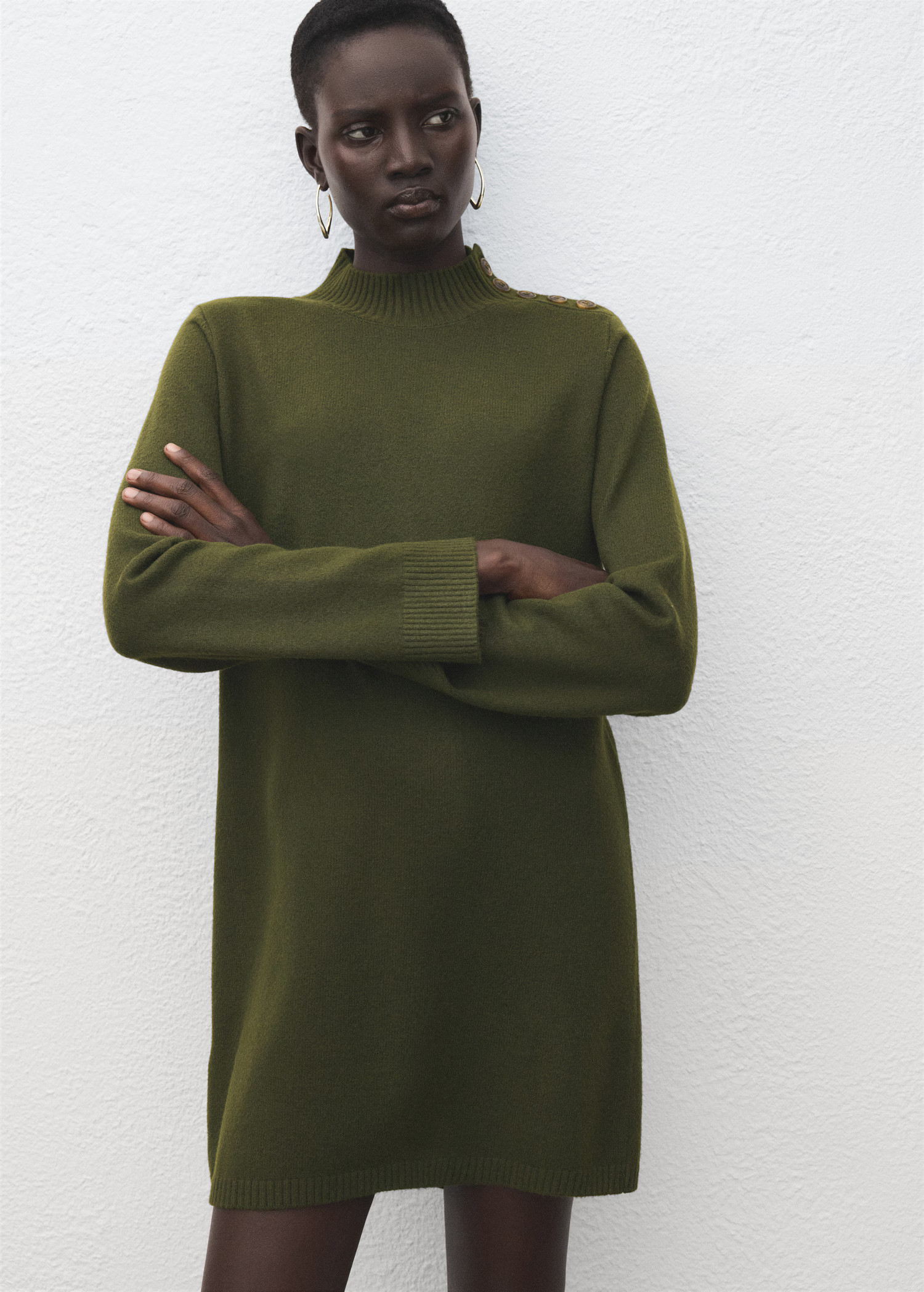 Button knit dress | Mango (US/MX/AU)