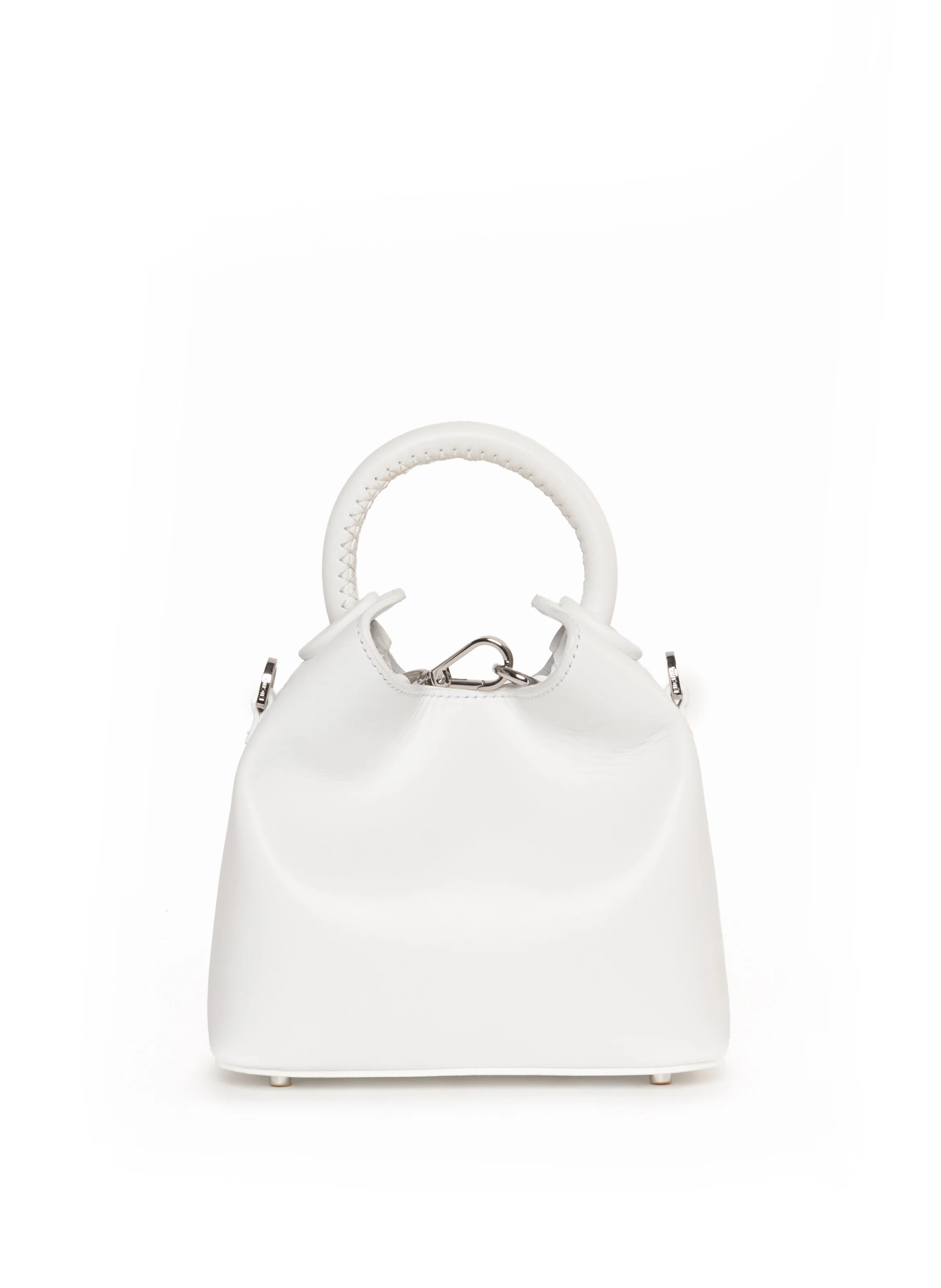 Madeleine Leather White - Leather Handbags for Women - Elleme | Elleme