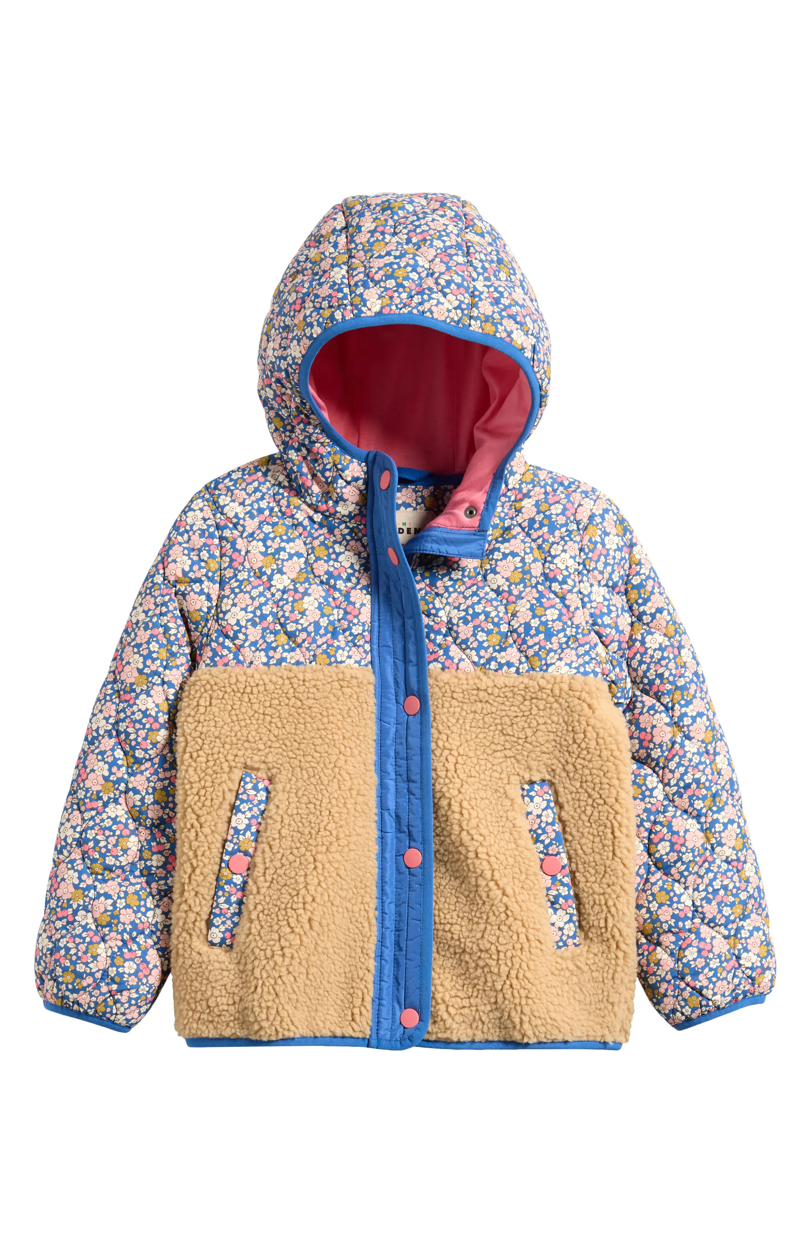 Kids' Janie Mix Media Sherpa Jacket (Women) | Nordstrom | Nordstrom