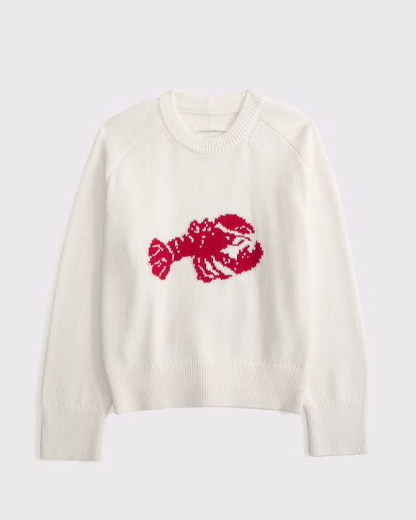 The A&F Madeline Lobster Crew Sweater | Abercrombie & Fitch (US)