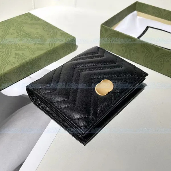 Top quality leather Wallets Luxury designer five card holders Marmont men fashion small Coin purs... | DHGate