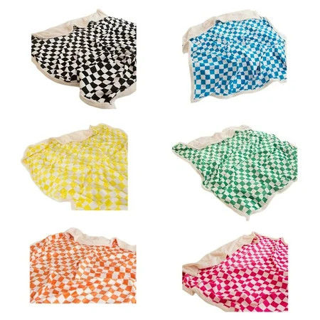 MEGAWHEELS Checkered Throw Blanket-Soft Cozy Optimum Crystal Arctic Velvet Made Blanket Two Side Usa | Walmart (US)