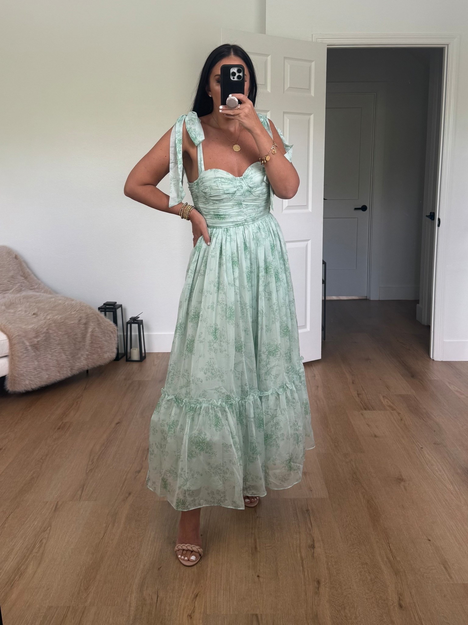 Floret Midi A-Line Sundress
