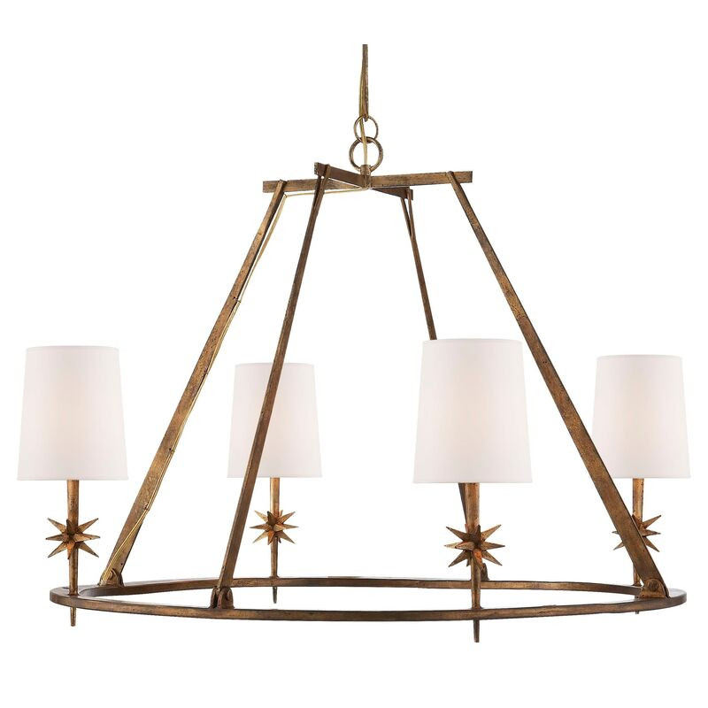 Etoile Chandelier, Gilded Iron | One Kings Lane