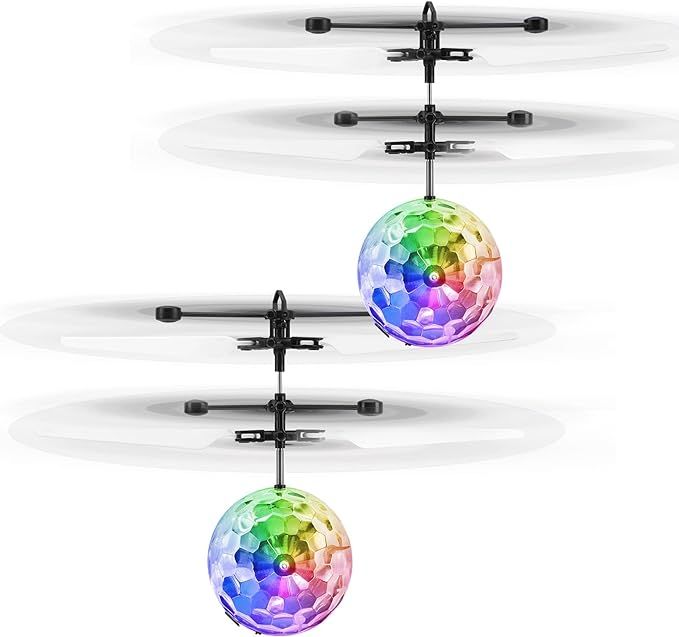 Amazon.com: Dlloasut 2 Pack Flying Ball Toys, Mini Flying Ball Drone Helicopter, Infrared Inducti... | Amazon (US)