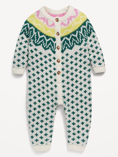 Unisex Fair Isle One-Piece for Baby | Old Navy (US)