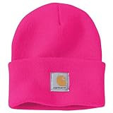 Carhartt Men's Knit Cuffed Beanie, Pink Glow | Amazon (US)