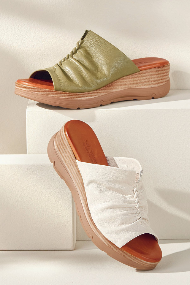 Riley Rouched Slides | Soft Surroundings