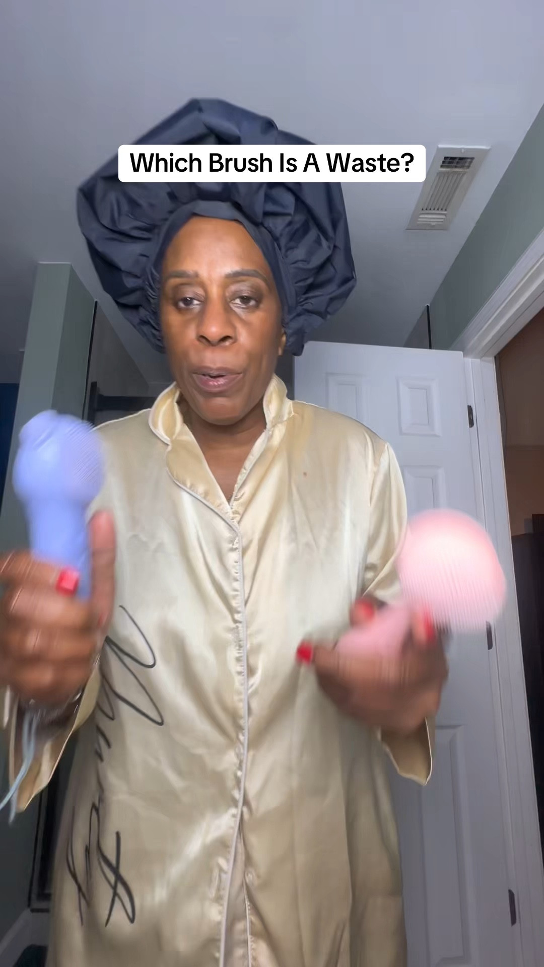 If you’re still using those rotating brushes with the stiff, abrasive bristles stop. They often harbor bacteria and can cause micro tears in your skin barrier. I’ve officially swapped mine for a gentle, hygienic silicone vibrating tool, and my skin has never been clearer. Shop my skincare essentials on the LTK app! #skincaretips #beautyreviews #deinfluencing 

 #LTKselfcare #LTKSaleAlert #LTKBeauty