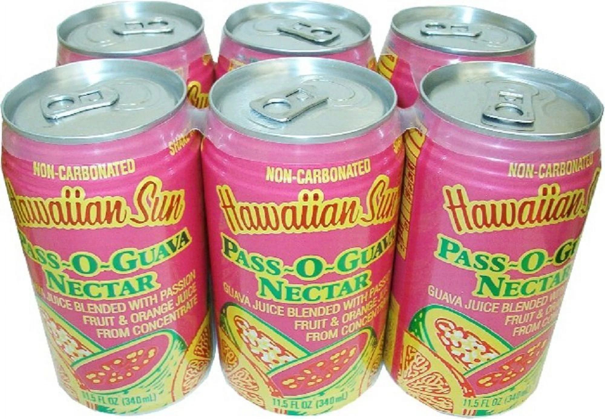 Hawaiian Sun Tropical Orange Fruit Drinks 11.5 Fl Oz Cans (Pass-O-Guava, 6 Cans) | Walmart (US)