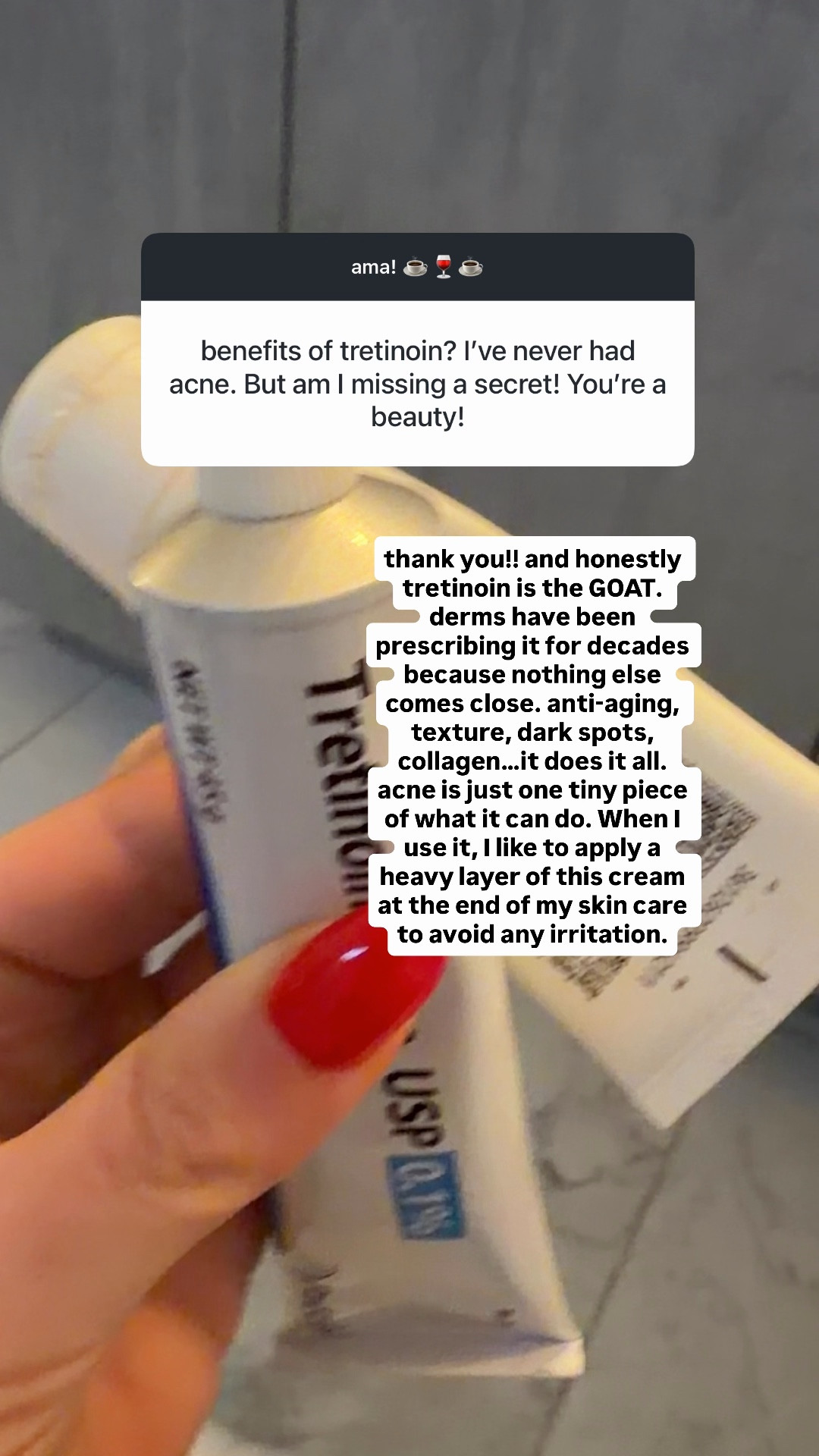 I like to add a heavy layer of the la roche posay cream as a final layer of my skin care whenever I’m using the tretinoin to avoid any irritation. I also linked some of my other favorite ride or die products below. ￼

#LTKdayinmylife #LTKBeauty #LTKOver40
