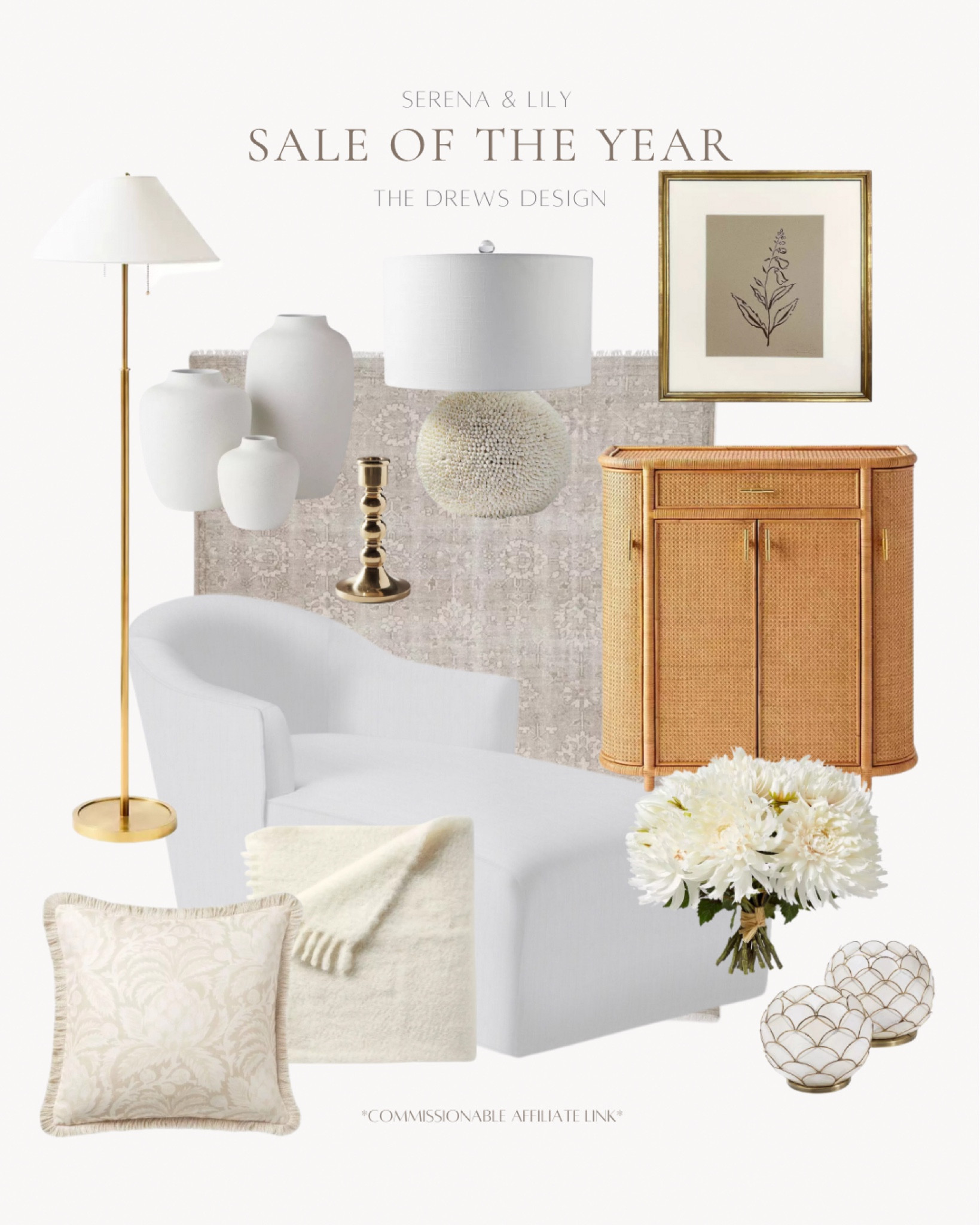 Serena & Lily Sale of the Year! Great deals on furniture, rugs, lighting and decor!

Home decor, neutral decor, living room furniture, floor lamp, throw pillow, coastal design

#LTKHome #LTKSaleAlert #LTKCyberWeek