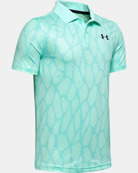 Boys' UA Performance Polo Textured Printed | Under Armour (CA)