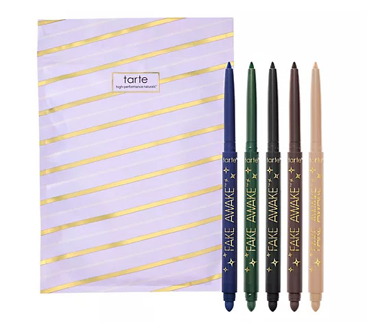 tarte line your stocking fake awake eyeliner 5pc set - QVC.com | QVC