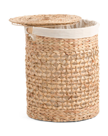 23in Open Butterfly Center Round Hamper With Fold Over Liner | Office & Storage | Marshalls | Marshalls