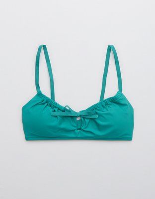 Aerie Ruched Scoop Bikini Top | American Eagle Outfitters (US & CA)