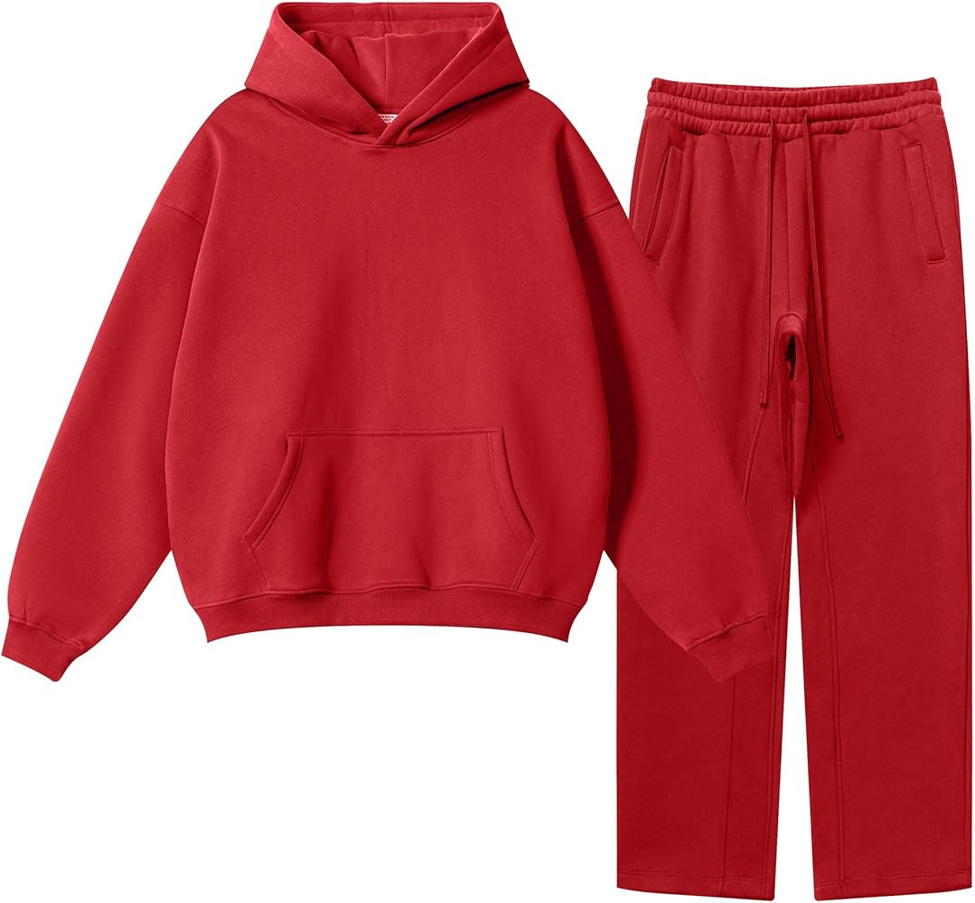 WDMCOMSO Womens 2 Piece Outfits Lounge Hoodie Sweatsuit Sets Oversized Sweatshirt Baggy Fall Fash... | Amazon (US)