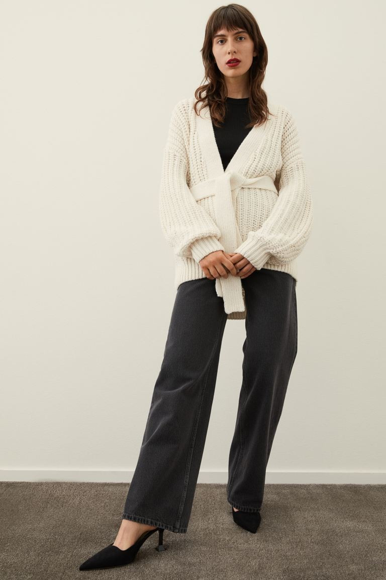 Cardigan with Tie Belt | H&M (US + CA)